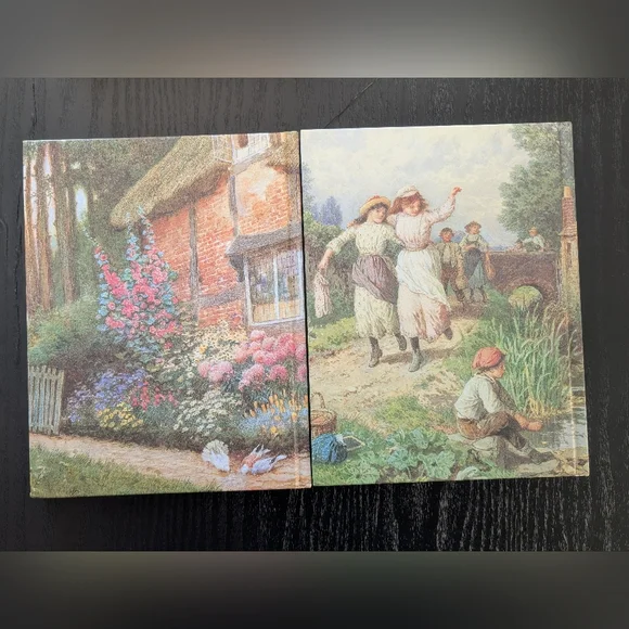 Vintage Floral Hardcover Journal Set - Helen Allingham Art  New Old Stock (1999) - Picture 6 of 14